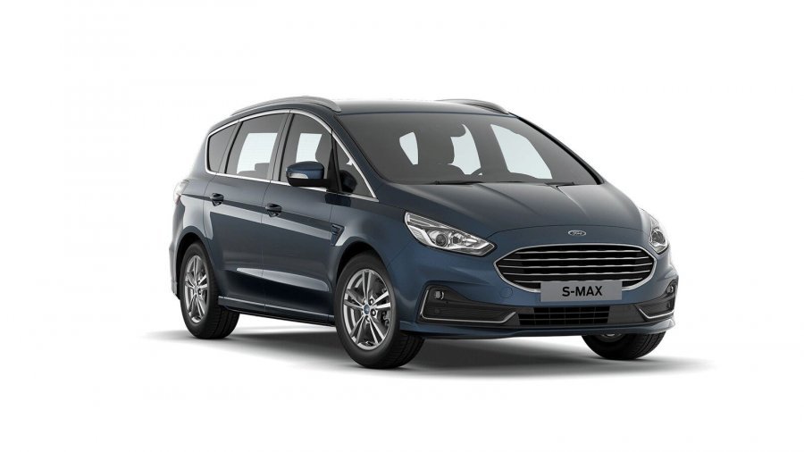 Ford S-MAX, Titanium, 5dveřová, 2.5 Duratec Hybrid  140 kW/190 k, eCVT automatická, barva modrá