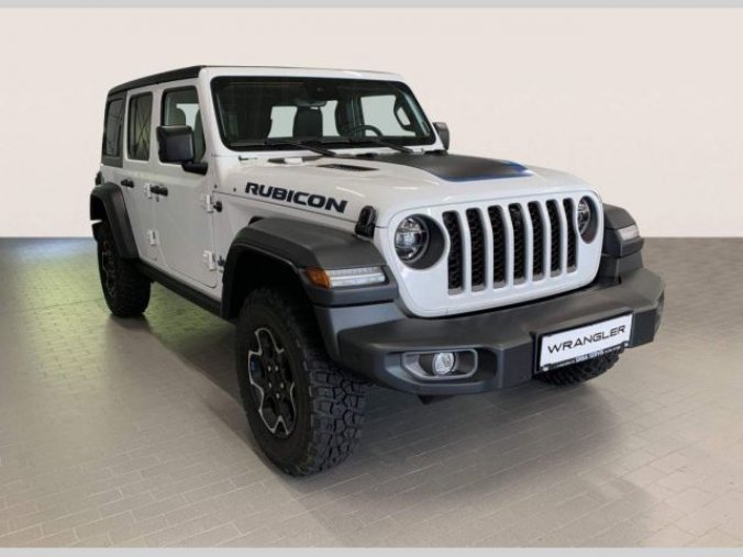 Jeep Wrangler, 2.0T 4xe PHEV 380k 8AT Rubicon, barva bílá