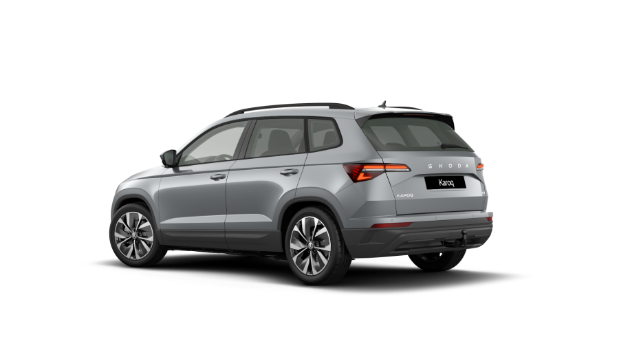 Škoda Karoq, 2,0 TDI 110 kW 7° automatická DSG 4x4, barva stříbrná