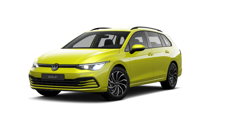 Volkswagen Golf Variant, Golf Variant Life 1,5 TSI 6G, barva žlutá