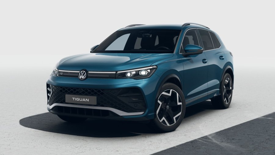Volkswagen Tiguan, Tiguan R-Line 1,5 eTSI 110 kW mHEV, barva modrá