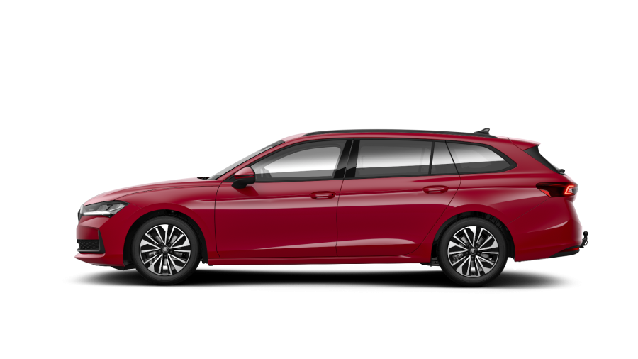 Škoda Superb, 2,0 TDI 110 kW 7-stup. automat., barva červená
