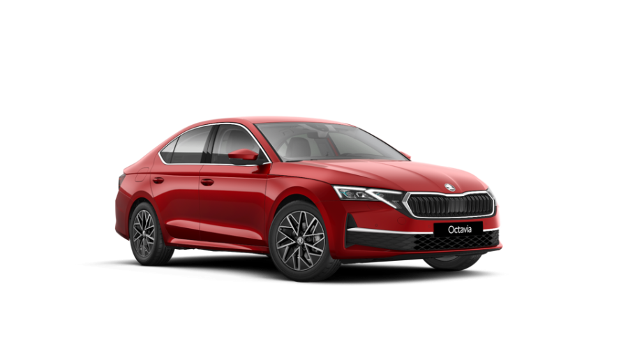 Škoda Octavia, 1,5 TSI m-HEV 110 kW 7° automatická DSG, barva červená