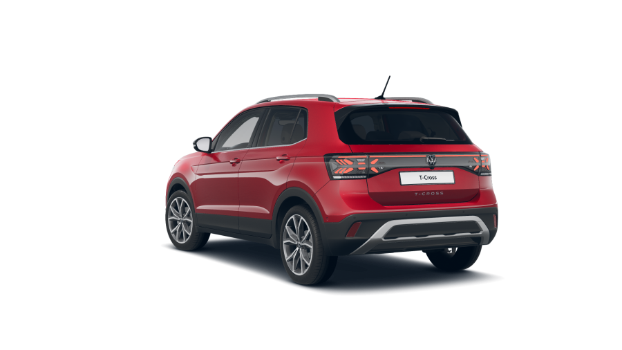 Volkswagen T-Cross, T-Cross Style 1.0 TSI 85 kW 7DSG, barva červená