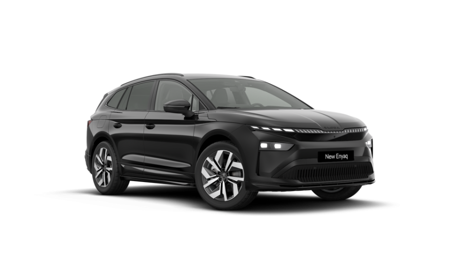 Škoda Enyaq iV, 82 kWh 1° automatická, barva černá