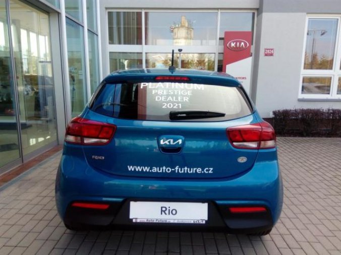 Kia Rio, 1,2 DPI Exclusive MY22, barva modrá