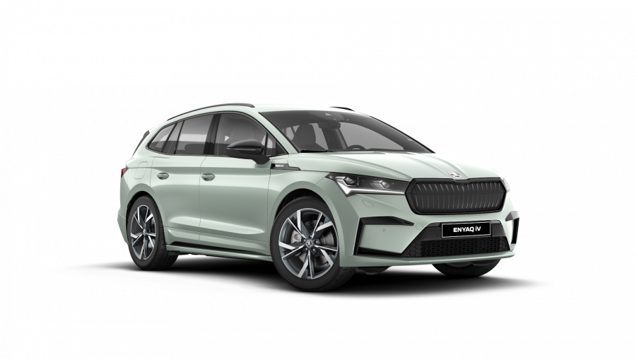 Škoda Enyaq iV, 82 kWh 150 kW 1° převodovka, barva stříbrná