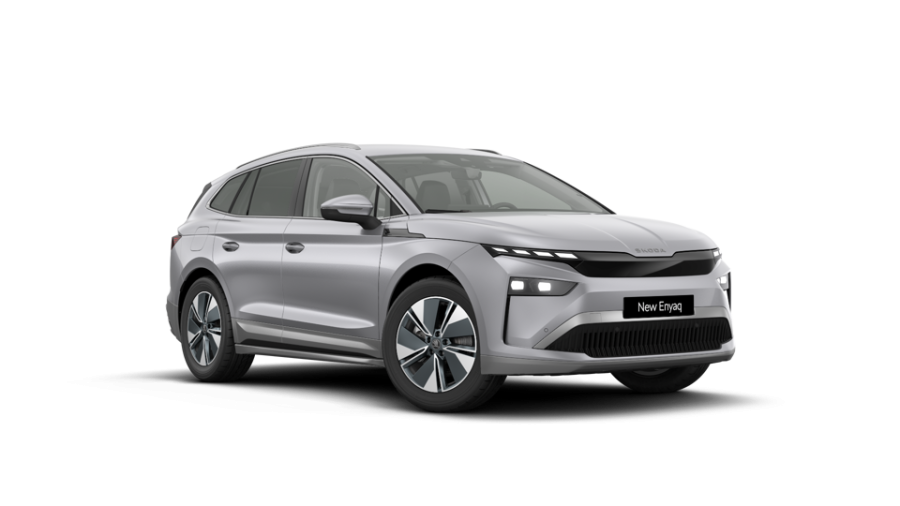 Škoda Enyaq iV, 82 kWh 1° automatická, barva stříbrná