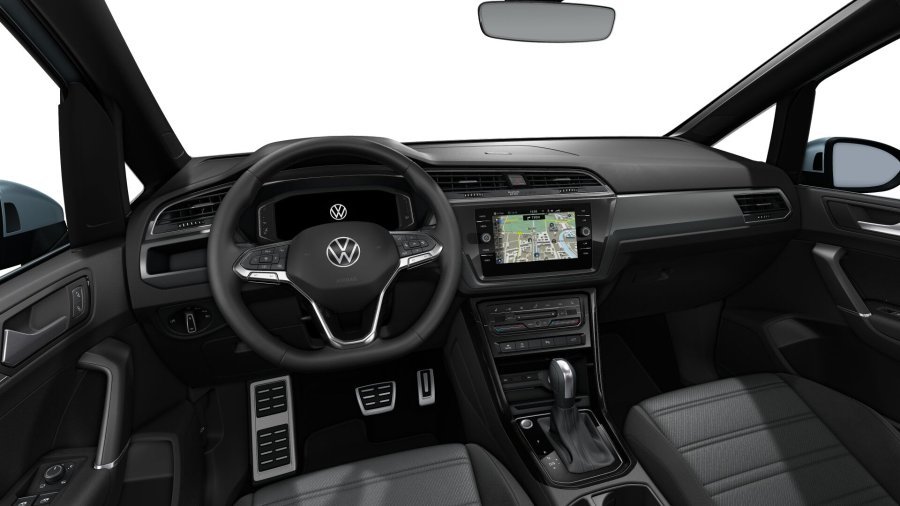 Volkswagen Touran, Touran HL R-Line 2,0 TDI 7DSG EVO, barva stříbrná