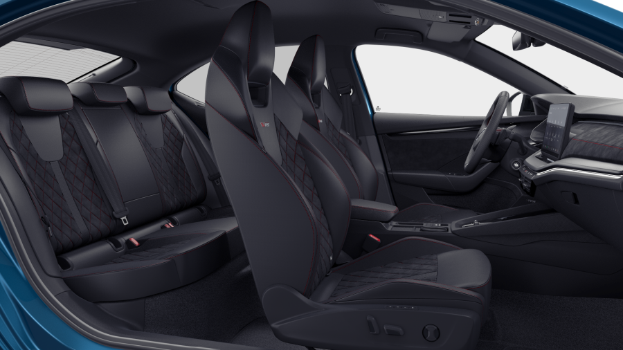 Škoda Octavia, 2,0 TSI 195 kW 7° automatická DSG, barva modrá