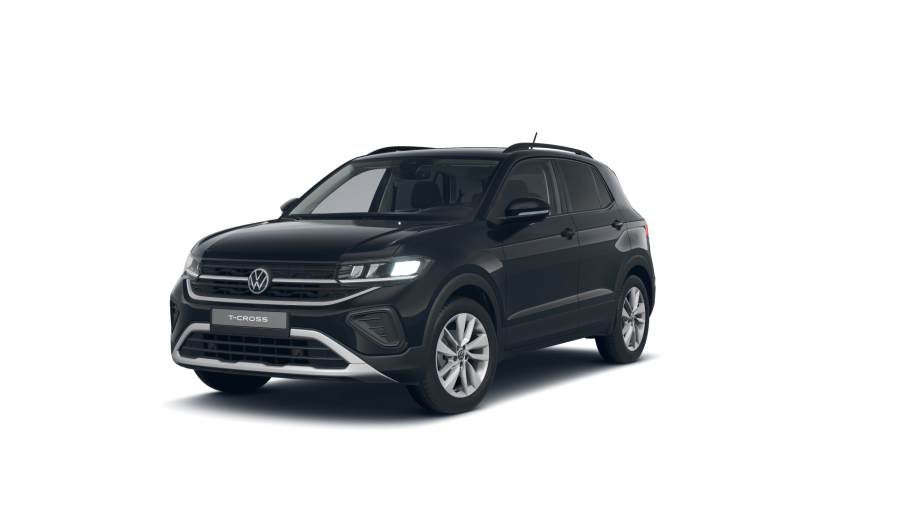 Volkswagen T-Cross, T-Cross People 1.0 TSI 70 kW 5G, barva černá