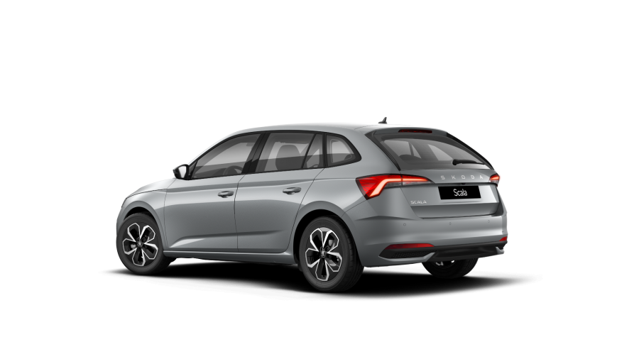 Škoda Scala, 1,0 TSI 85 kW 7° automatická DSG, barva stříbrná