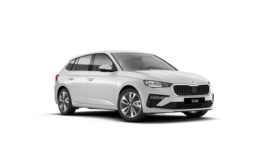 Škoda Scala, 1,5 TSI 110 kW 6-stup. mech., barva bílá