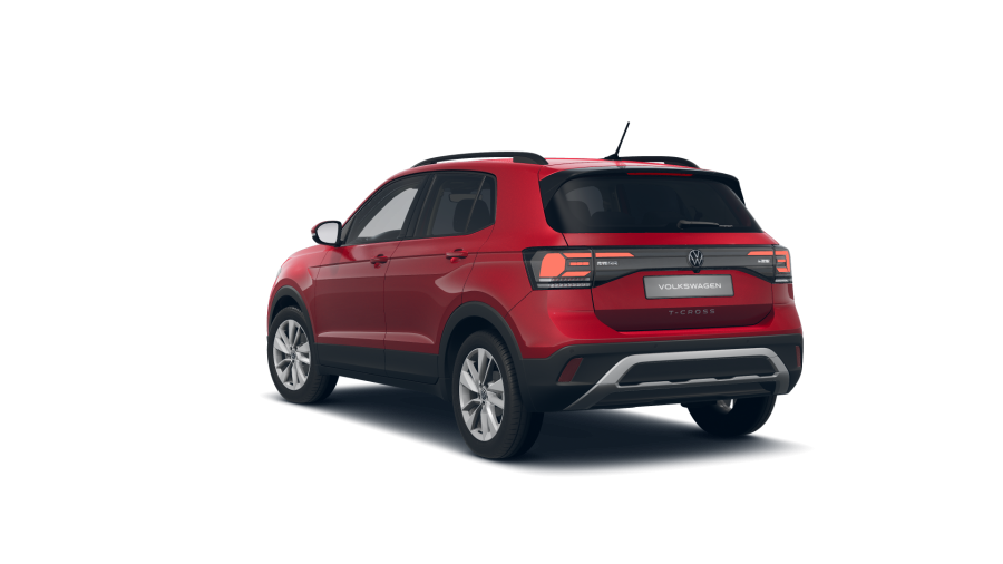 Volkswagen T-Cross, T-Cross People 1.0 TSI 85 kW 7DSG, barva červená