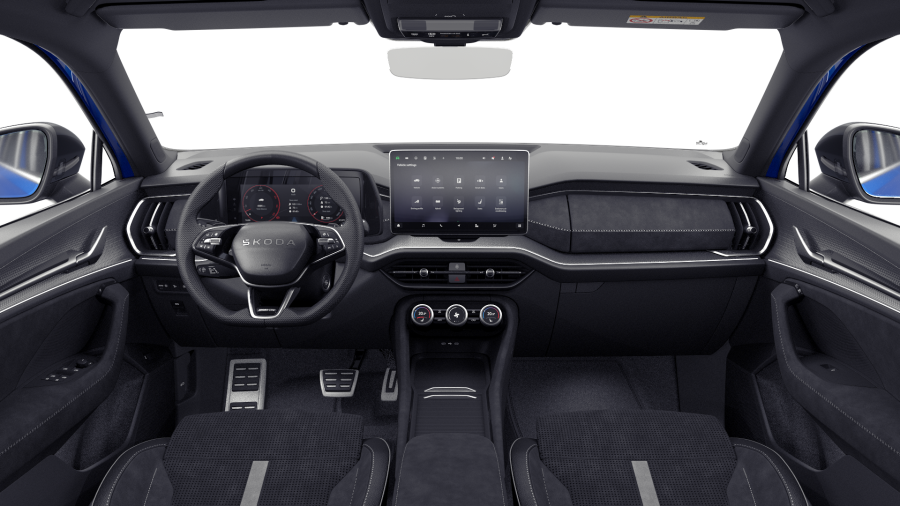 Škoda Kodiaq, 2,0 TDI 142 kW 7° automatická DSG 4x4, barva modrá