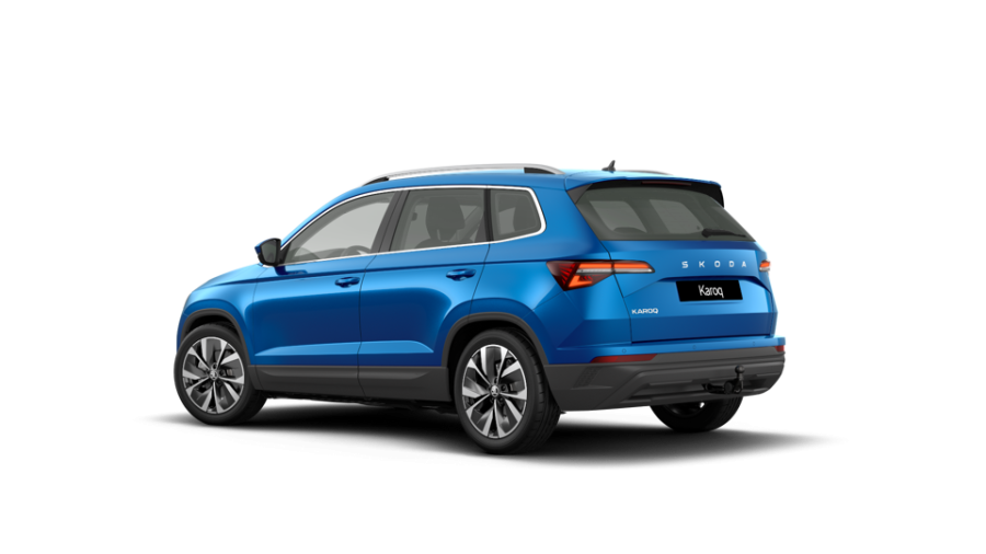 Škoda Karoq, 1,5 TSI 110 kW 7° automatická DSG, barva modrá