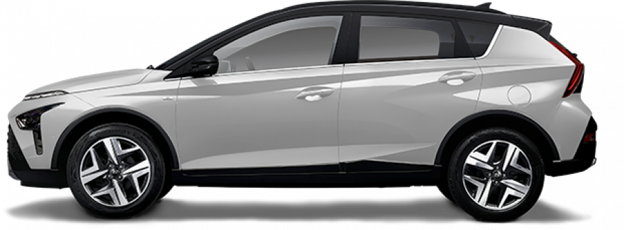 Hyundai Bayon, 1,2i DOHC 62 kW (95 NAT) 5 st. man, barva stříbrná