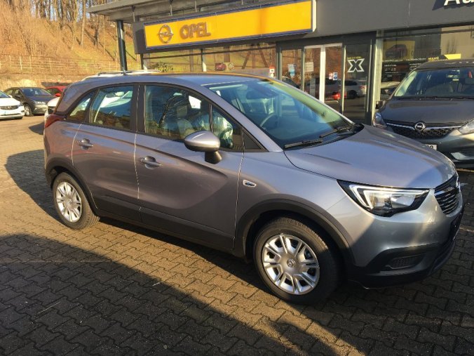 Opel Crossland X, Smile 1.2 61 kW MT-5, barva šedá