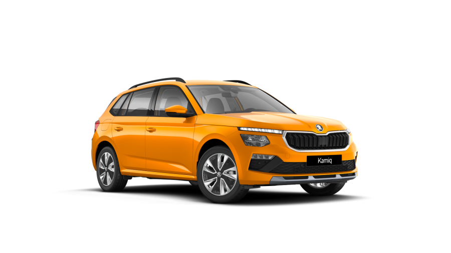 Škoda Kamiq, 1,0 TSI 85 kW 6-stup. mech., barva oranžová