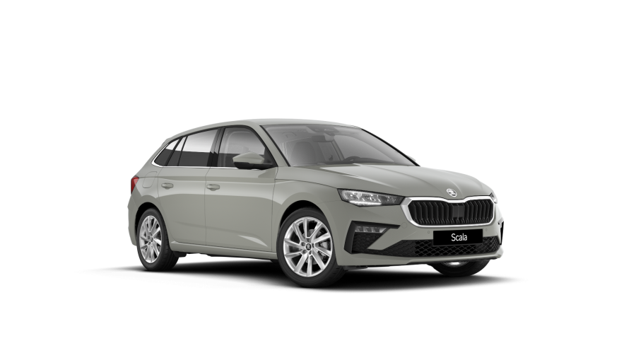 Škoda Scala, 1,5 TSI 110 kW 7° automatická DSG, barva šedá
