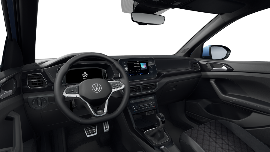 Volkswagen T-Cross, T-Cross R-Line People1.5 TSI 110 kW 7DSG, barva modrá