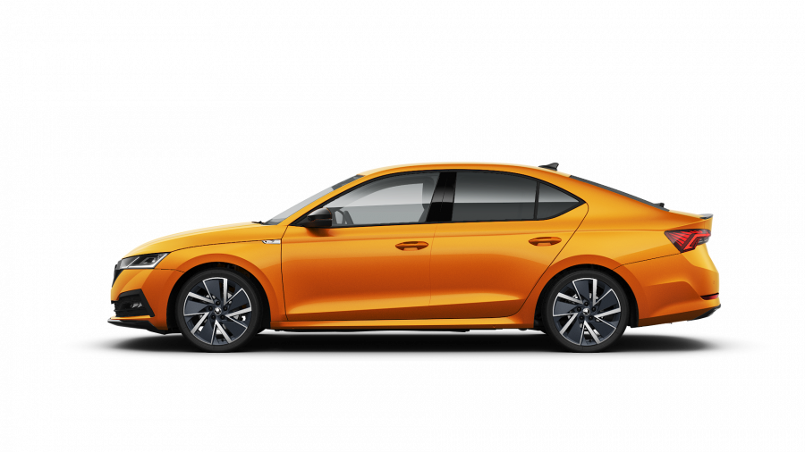 Škoda Octavia, 1,5 TSI 110 kW 6-stup. mech., barva oranžová