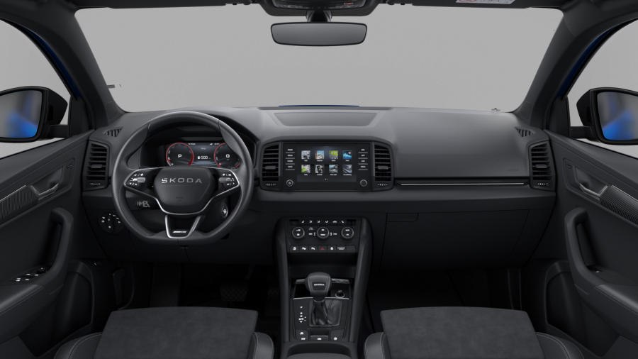 Škoda Karoq, 1,5 TSI 110 kW 7-stup. automat., barva modrá