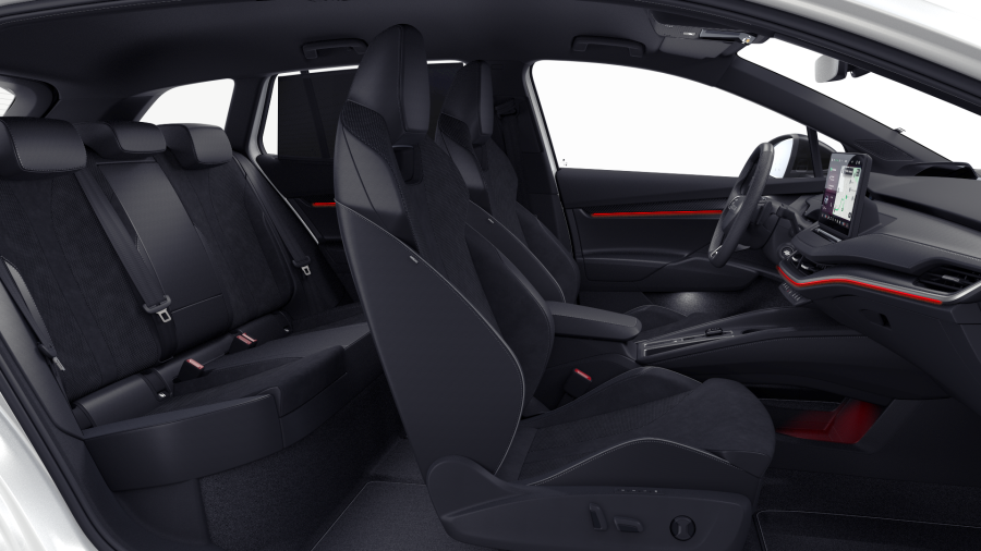 Škoda Enyaq iV, 82 kWh 1° automatická 4x4, barva bílá