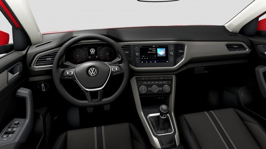 Volkswagen T-Roc, T-Roc Design 1,0 TSI 6G, barva červená