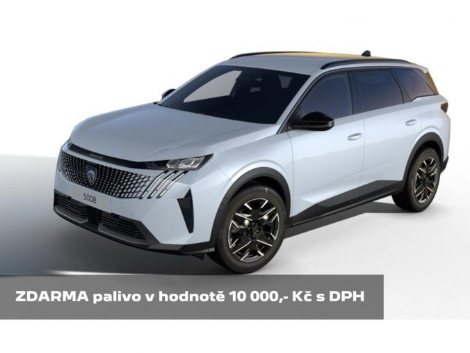 Peugeot 5008, Peugeot 5008 ALLURE Hybrid 145 e-DCS6, barva bílá