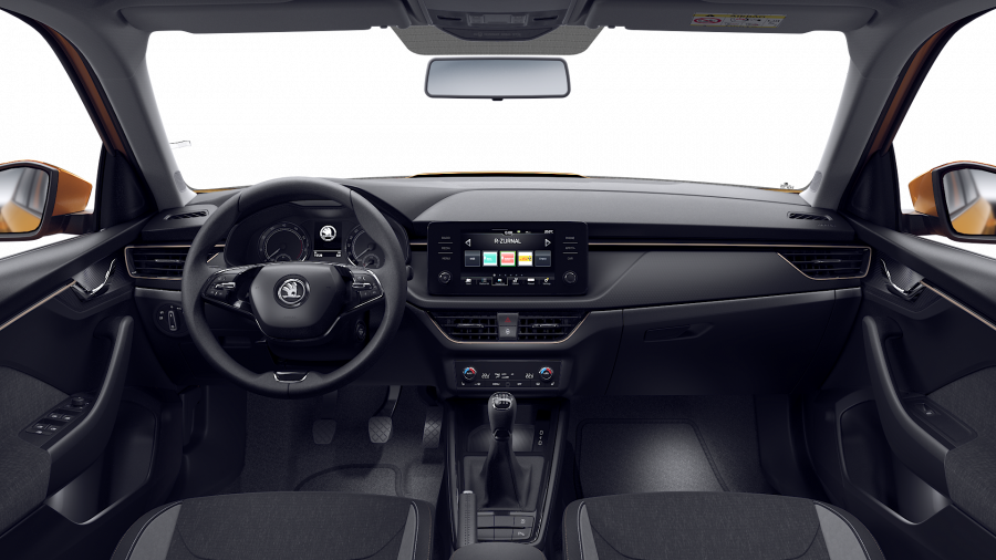 Škoda Kamiq, 1,0 TSI 81 KW 6-stup. mech., barva oranžová