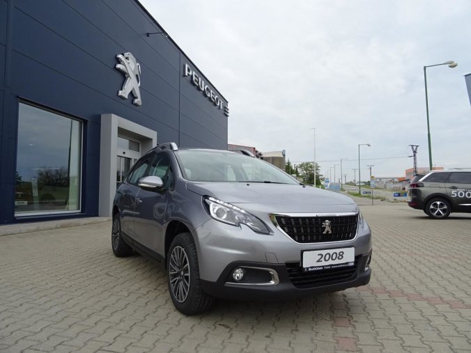 Peugeot 2008, ACTIVE 1.2 PureTech 82k MAN5, barva šedá