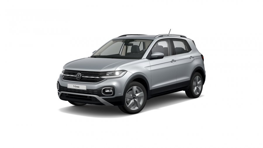 Volkswagen T-Cross, T-Cross Style 1,5 TSI 110 kW 7DSG, barva stříbrná