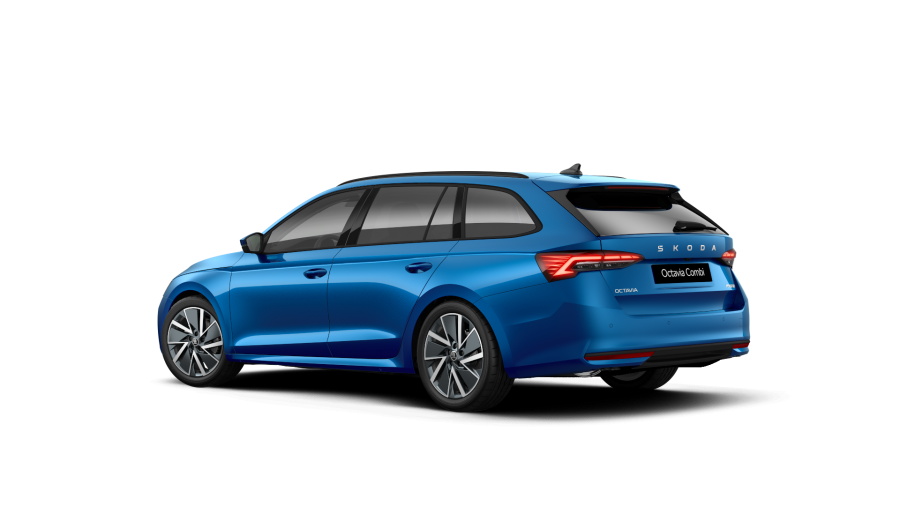 Škoda Octavia, 1,5 TSI m-HEV 110 kW 7° automatická DSG, barva modrá