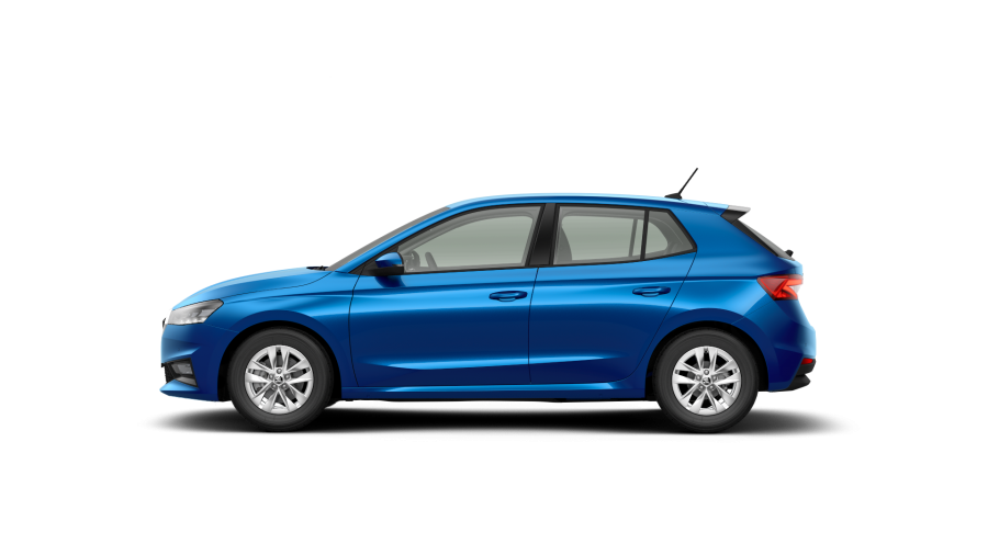 Škoda Fabia, 1,0 TSI 85 kW 7° automatická DSG, barva modrá