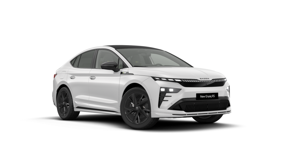 Škoda Enyaq iV, 82 kWh 250 kW 1° převodovka 4x4, barva bílá