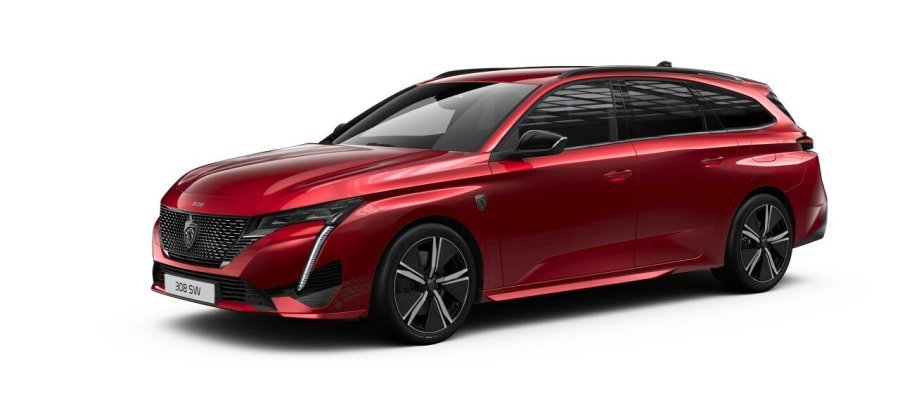 Peugeot 308, Peugeot 308 308 SW GT Plug-in HYBRID 180 e-EAT8, barva červená