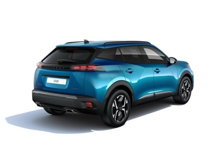 Peugeot 2008, Peugeot 2008 ALLURE Hybrid 136 e-DCS6, barva modrá