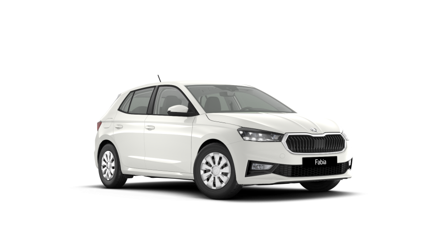 Škoda Fabia, 1,0 MPI 59 kW 5° manuální, barva bílá