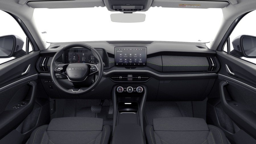 Škoda Kodiaq, 2,0 TDI 142 kW 7° automatická DSG 4x4, barva stříbrná