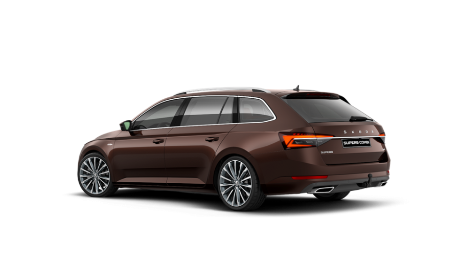 Škoda Superb, 2,0 TSI 206 kW 7-stup. automat. 4x4, barva hnědá