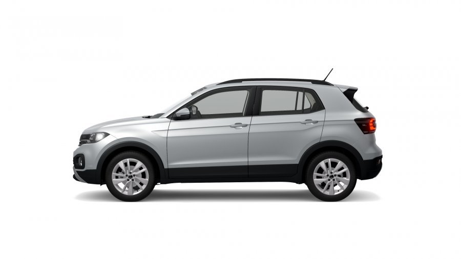 Volkswagen T-Cross, T-Cross Life 1,0 TSI 81 kW 6G, barva stříbrná