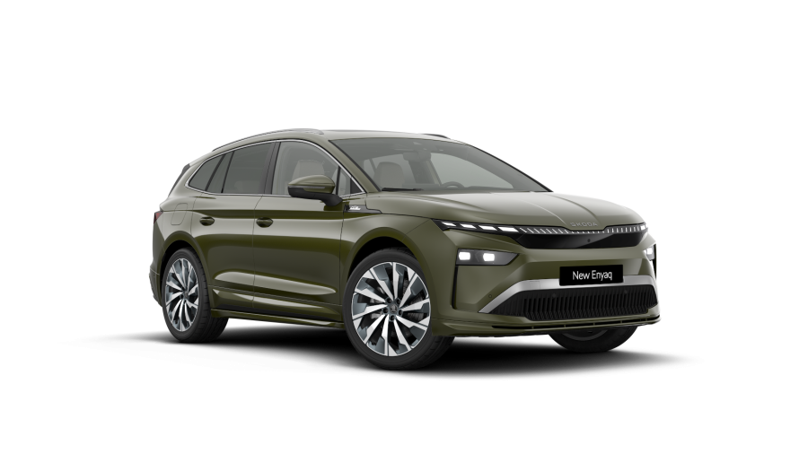 Škoda Enyaq iV, 82 kWh 210 kW 1° převodovka, barva zelená