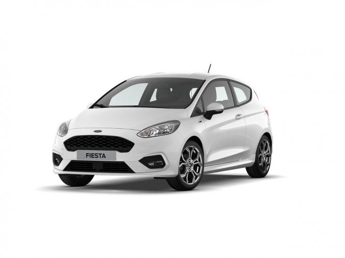 Ford Fiesta, hatchback, ST-Line 5D 1,0 EcoBoost (mHEV) 92 kW / 125 k, barva bílá