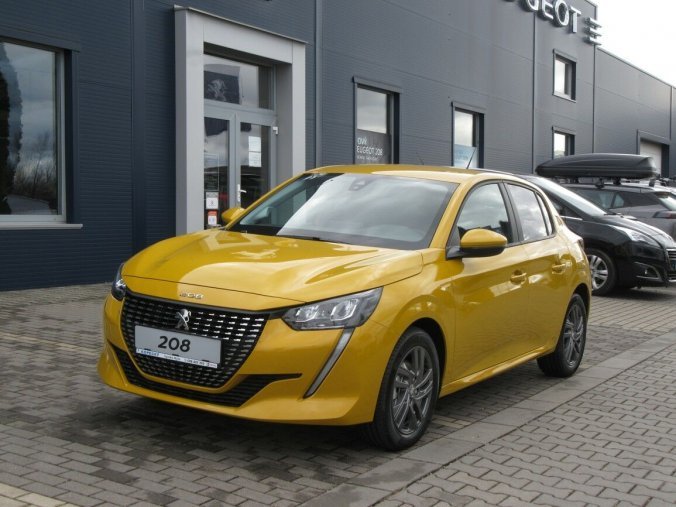 Peugeot 208, Active 1.2 PT 75 MAN5, barva žlutá