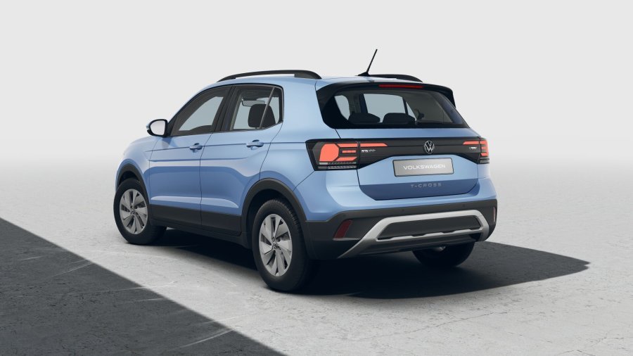 Volkswagen T-Cross, T-Cross People 1.0 TSI 85 kW 7DSG, barva modrá