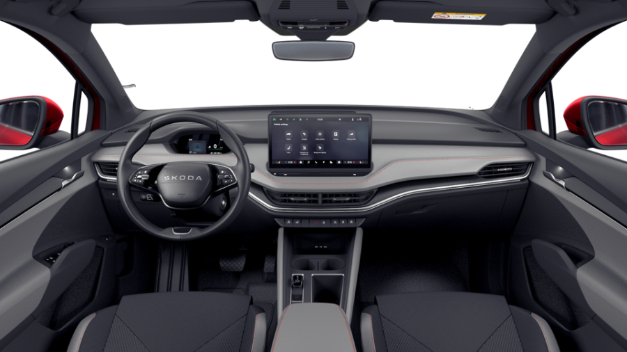 Škoda Elroq, 55 kWh 125,00 kW 1° převodovka, barva červená