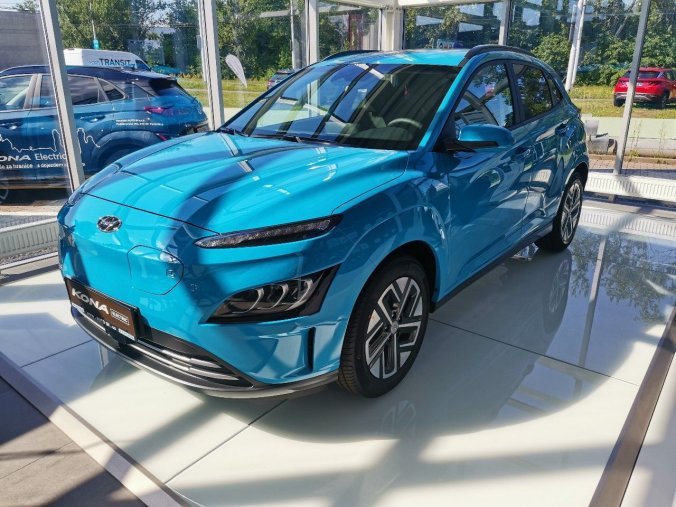 Hyundai Kona, SUV, Nová Czech Edition EV 150 KW, barva modrá