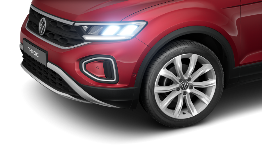 Volkswagen T-Roc, T-Roc Love 1,5 TSI 110 kW 7DSG, barva červená