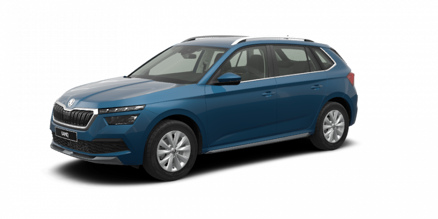 Škoda Kamiq, 1,0 TSI 85 kW 6-stup. mech., barva modrá